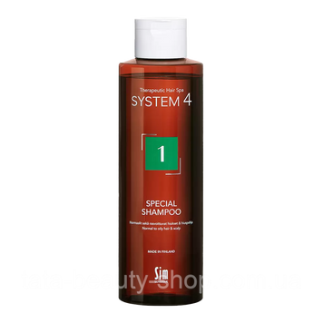 Шампунь для нормальной кожи головы и склонной к жирности Sim Sensitive System 4 №1 Special Shampoo, 250мл 11333 фото