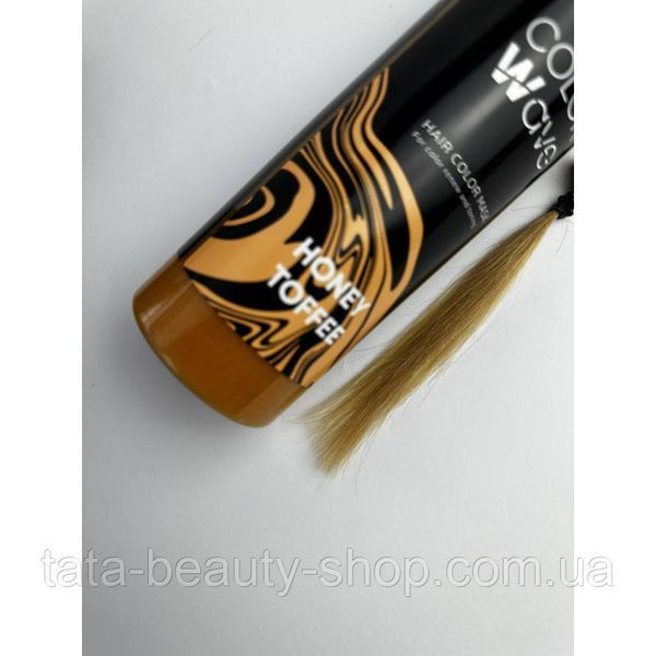 Тонуюча маска для волосся Mirella Color Wave, 380мол HONEY TOFFEE медова іриска 2567553758 фото