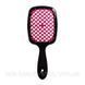 Гребінець для волосся Janeke 1830 Superbrush The Original Italian чорний з малиновим 1872049546 фото