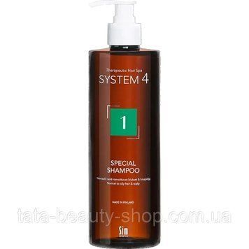Шампунь для нормальной кожи головы и склонной к жирности Sim Sensitive System 4 №1 Special Shampoo 500мл 11333 фото